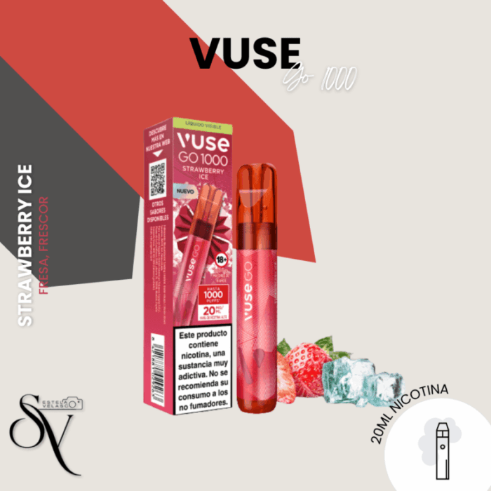 Vuse Go 1000 Strawberry Ice