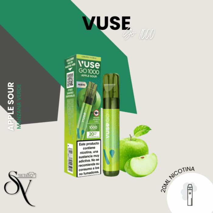 Vuse Go 1000 Apple Sour