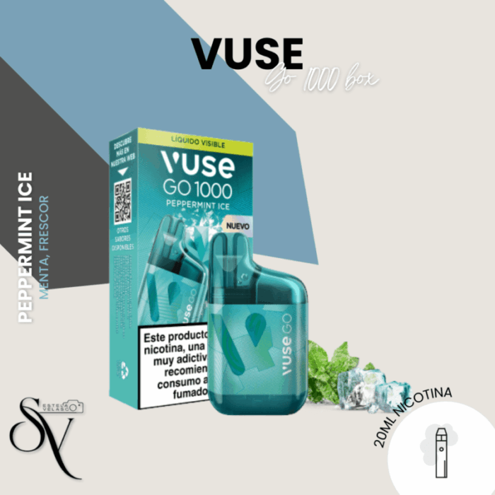 Vuse Go 1000 Box peppermint Ice