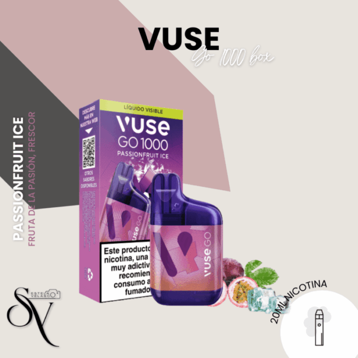 Vuse Go 1000 Box Passionfruit Ice