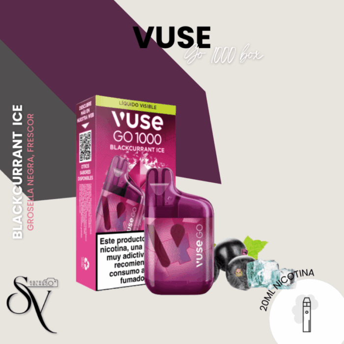 Vuse Go 1000 Box Blackcurrant Ice