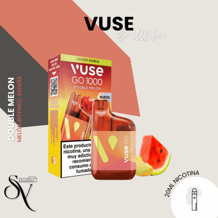 Vuse Go 1000 Box Doble Melon Ice