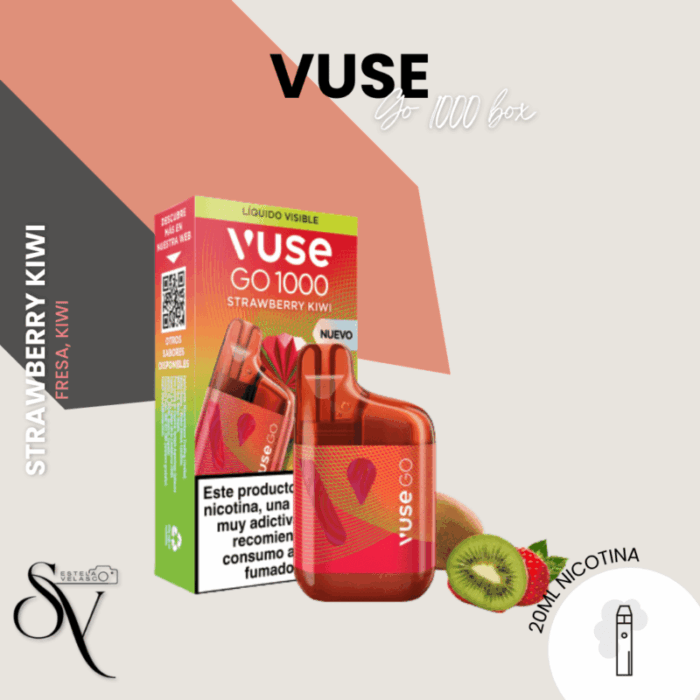 Vuse Go 1000 Box Strawberry Kiwi