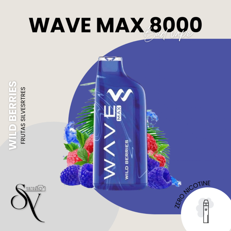 Bud Vape Wave Max 8000 Wild Berries