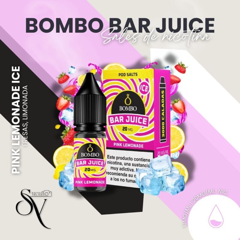 Sales De Nicotina Bombo Bar Juice - Pink Lemonade