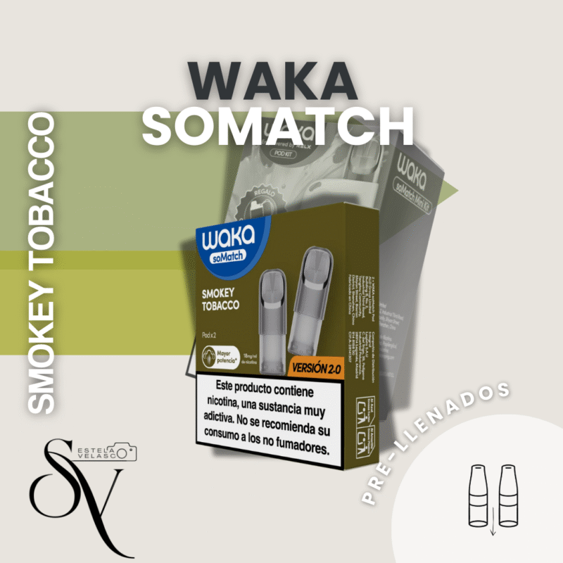 Cápsulas Waka Somatch Mini Smokey Tobacco (Pack 2)