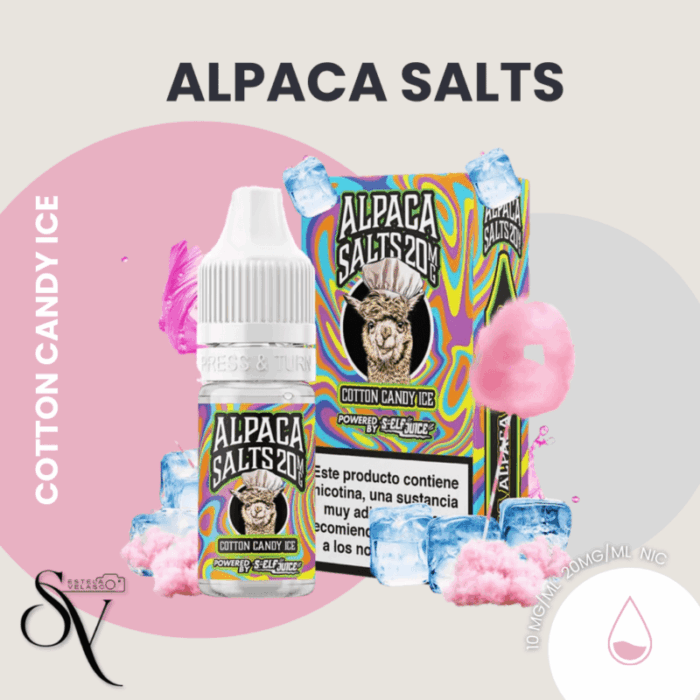 Cotton candy ice  - alpaca salts