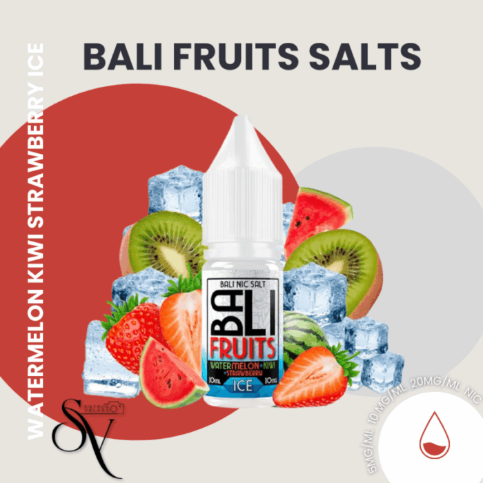 Watermelon kiwi strawberry ice - Bali fruits