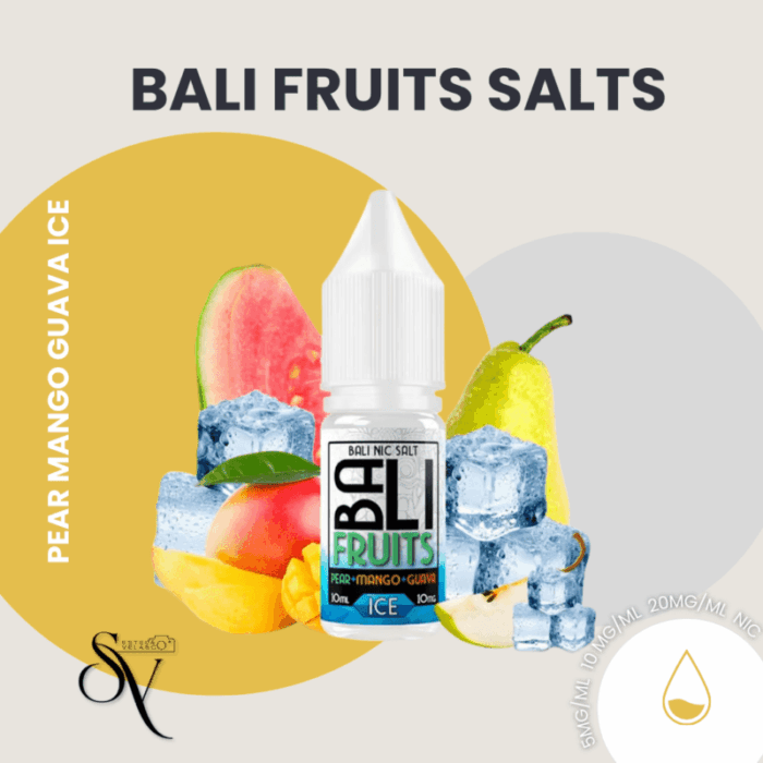 Pear mango guava ice - Bali fruits