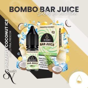 Sales de nicotina bar juice by bombo pineapple coconut ice