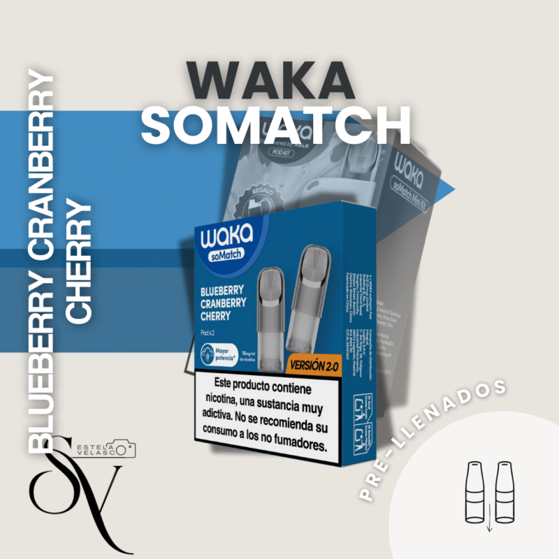 Cápsulas Waka Somatch Mini Blueberry Cranberry Cherry (Pack 2)
