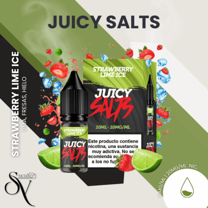 Strawberry lime ice - Juicy Salts