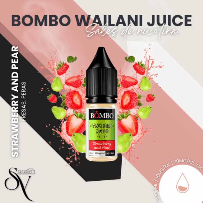 strawberry and pear - Bombo waillani juice