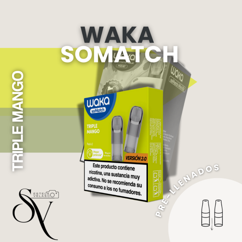Cápsulas Waka Somatch Mini Triple Mango (Pack 2)
