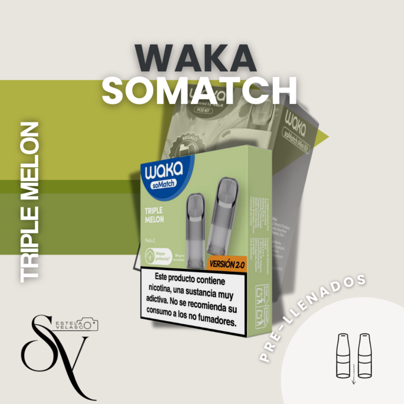 Cápsulas Waka Somatch Mini Triple Melón (Pack 2)