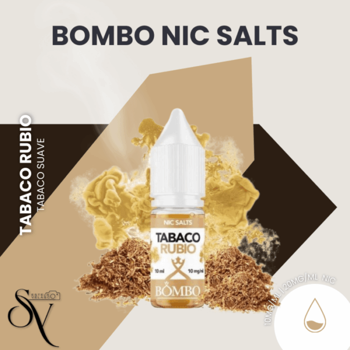Tabaco rubio - Bombo nic salts