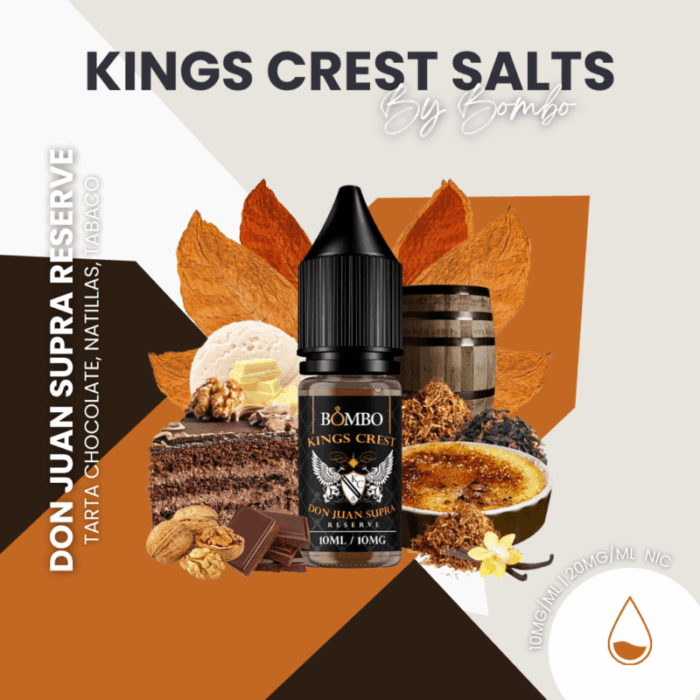 Don juan Supra Reserve - King Crest Salt by bombo