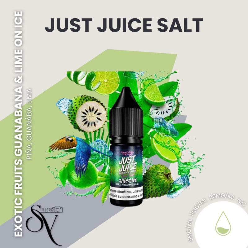 Exotic Fruits Guanabana &Amp; Lime On Ice - Just Juice Salt