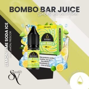 Sales de nicotina bar juice by bombo lemon lime soda ice