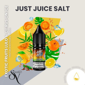 Exotic fruits lulo and citrus on ice - Just Juice Salt