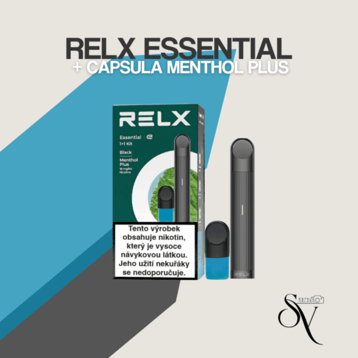 Kit Relx Essential + Cápsula Menthol Plus