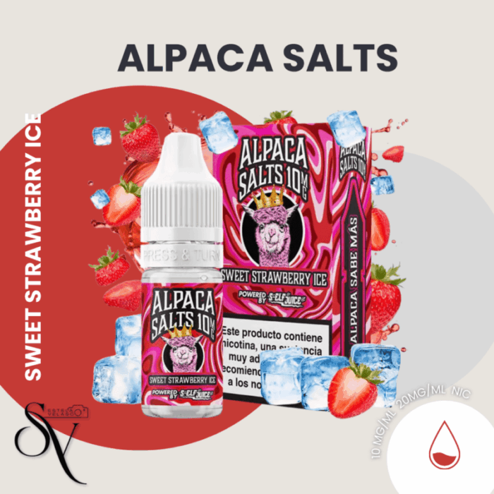 Sweet strawberry ice  - alpaca salts
