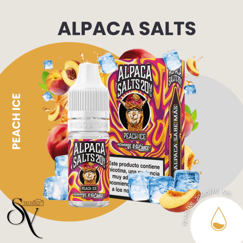 Peach Ice - Alpaca Salts 1 Peach Ice - Alpaca Salts