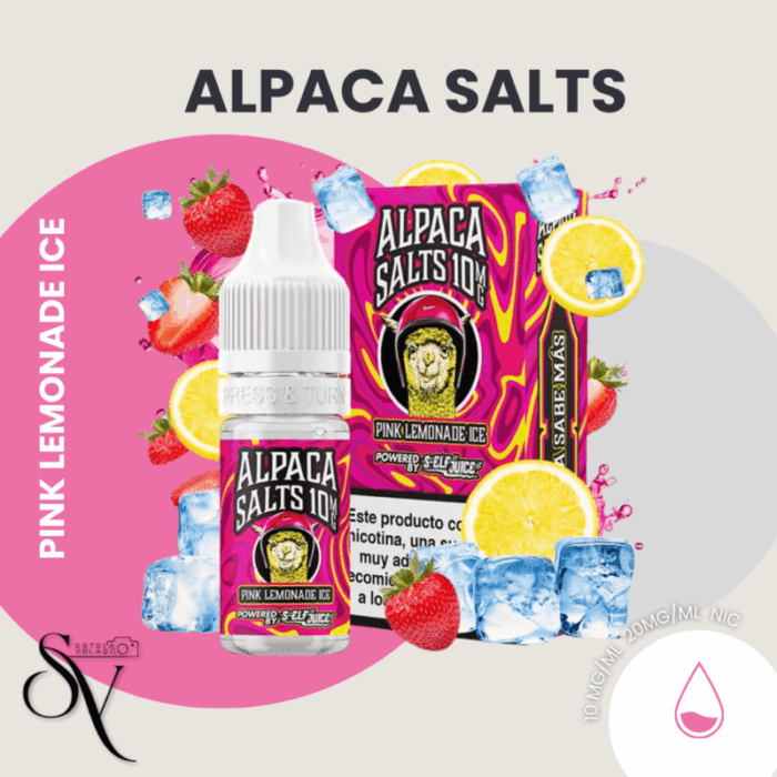 Pink lemonade ice  - alpaca salts