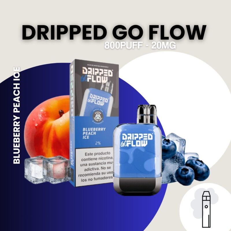 Blueberry Peach Ice - Dipped Go Flow 1 Blueberry Peach Ice - Dipped Go Flow