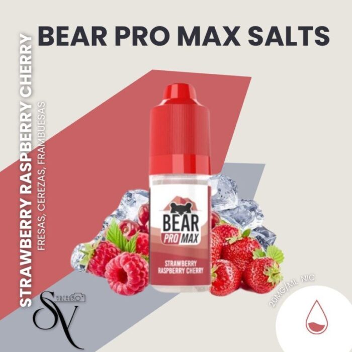 Strawberry raspberry Cherry - Bear pro max salts