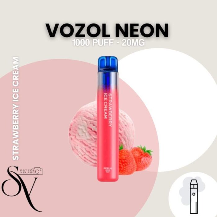 Strawberry Ice cream - Vozol Neon