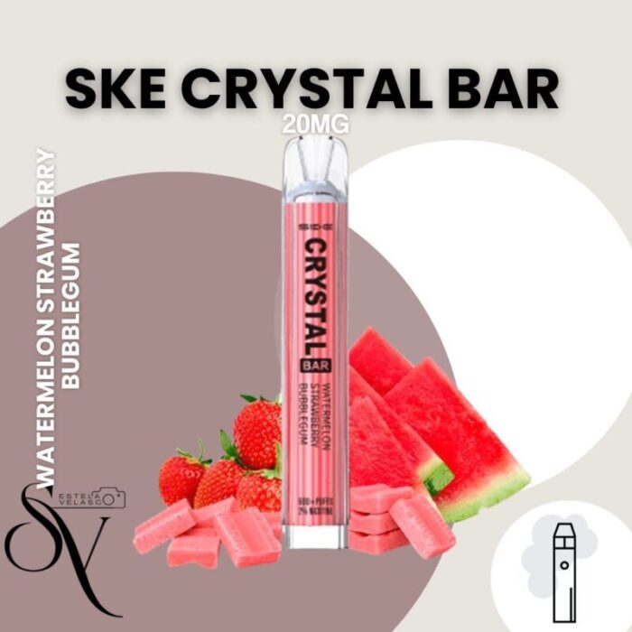 Watermelon Strawberry bubblegum - Ske Crystal Bar