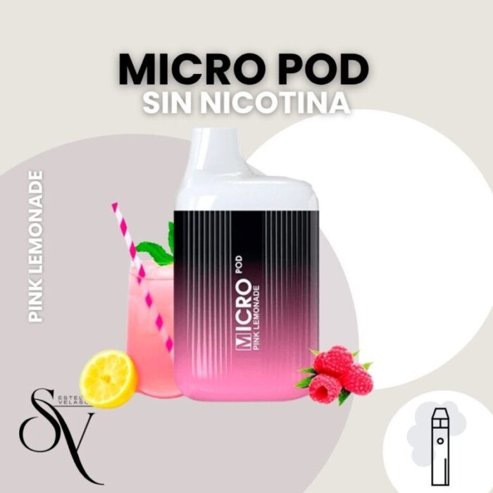 Pink Lemonade SIN NICOTINA - Micro Pod