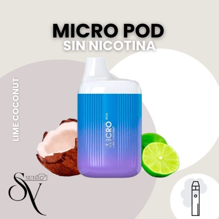 Lime Coconut SIN NICOTINA - Micro Pod