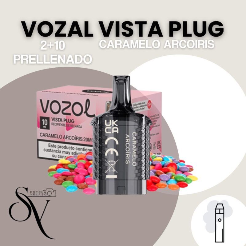 Recarga Caramelo Arcoiris - 2+10 Vozol Vista Plug 1 Recarga Caramelo Arcoiris - 2+10 Vozal Vista Plug