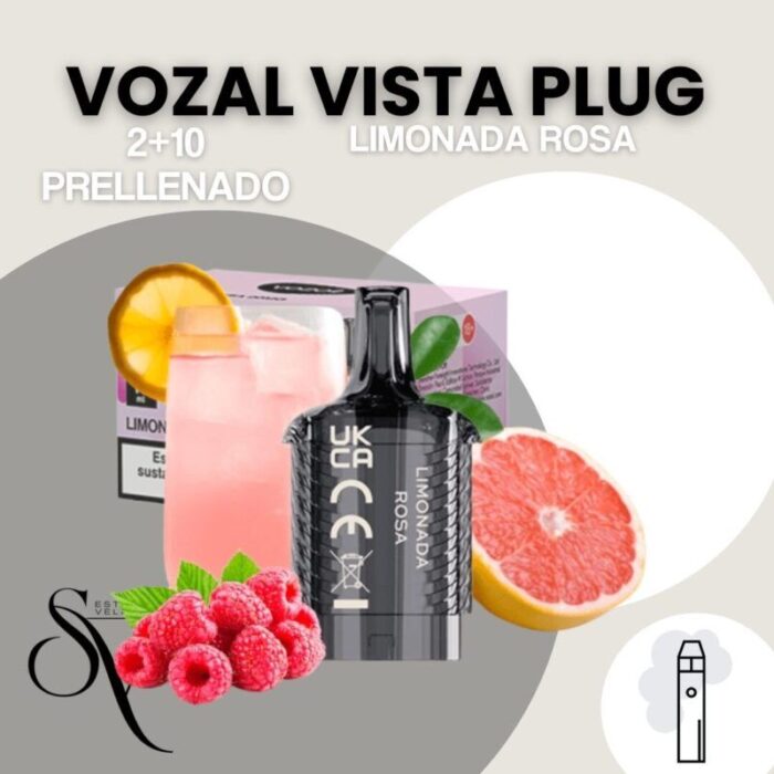Recarga Limonada Rosa - 2+10 Vozal Vista Plug