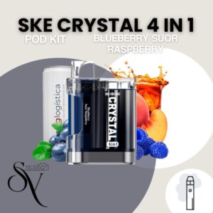 Blueberry sour raspberry - SKE Crystal 4 en 1