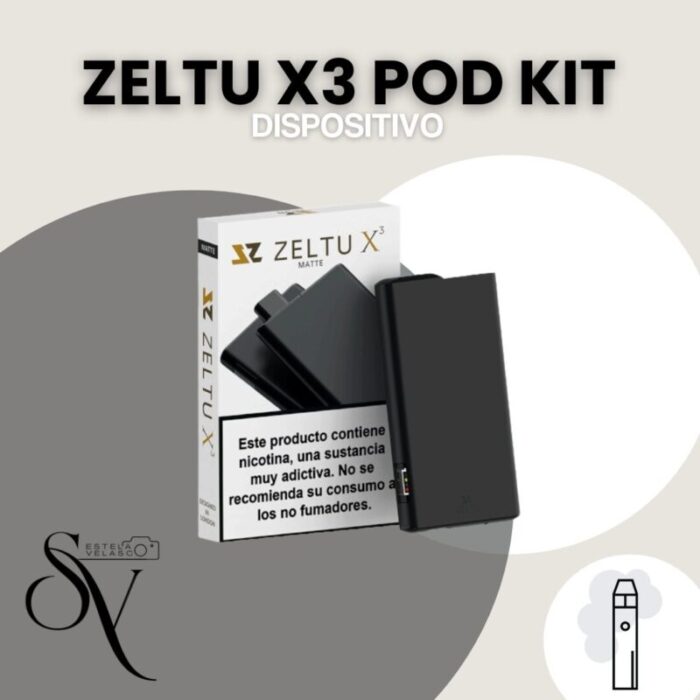 Zeltu X3 Pod Kit Negro