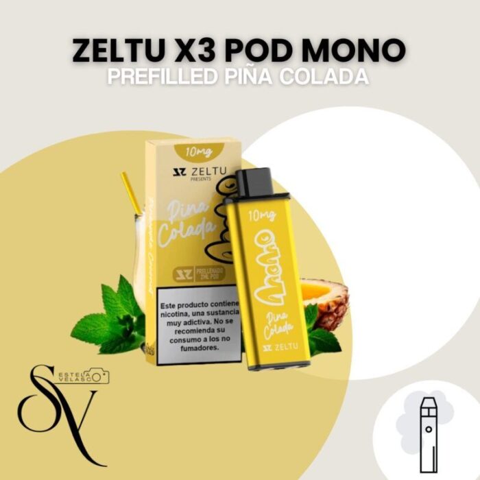 Cápsula Piña Colada - Mono - Zeltu X3