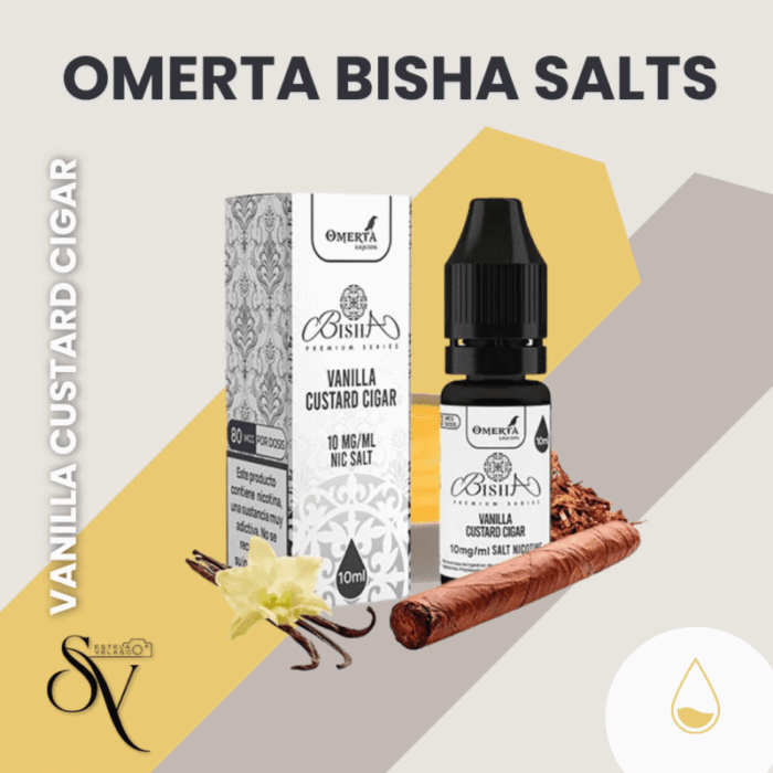 Vanilla Custard Cigar - Bisha - Omerta Salts