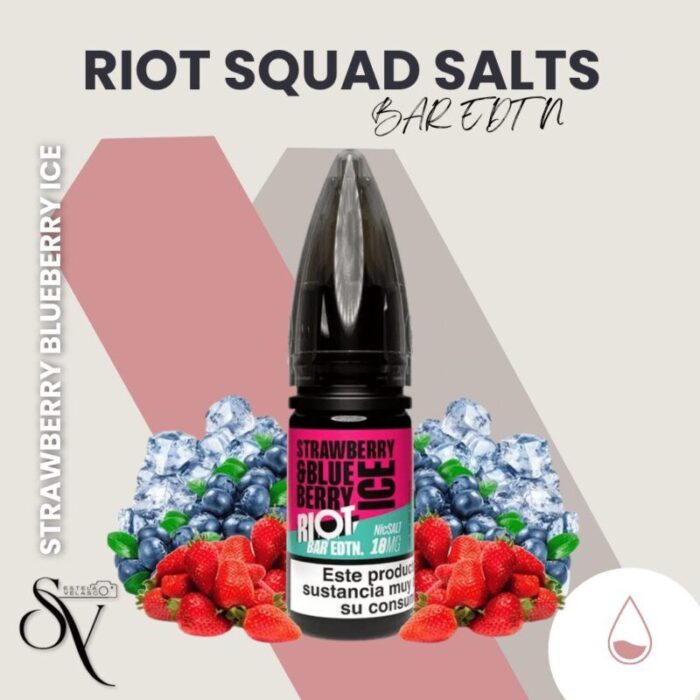 Strawberry Blueberry Ice - Riot Squad Salts