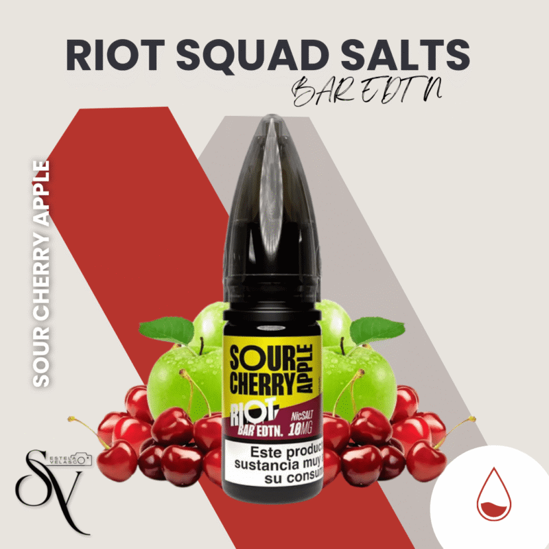 Sour Cherry Apple - Riot Squad Salts 1 Sour Cherry Apple - Riot Squad Salts
