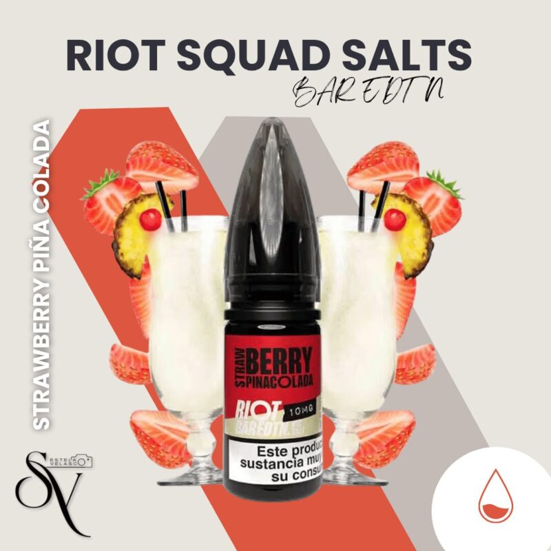 Strawberry Piña Colada - Riot Squad Salts 1 Strawberry Piña Colada - Riot Squad Salts