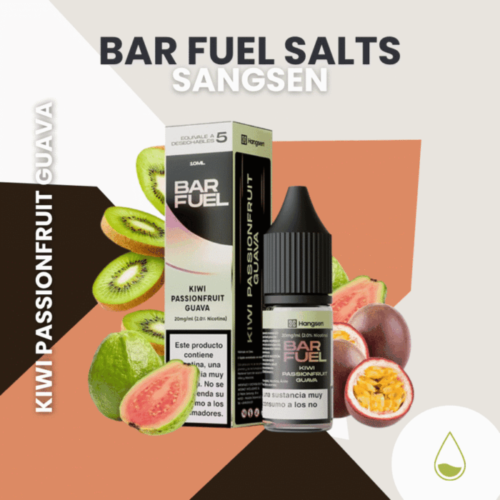 kiwi PassionFruit Rapberry - Bar Fuel Salts (Hangsen)