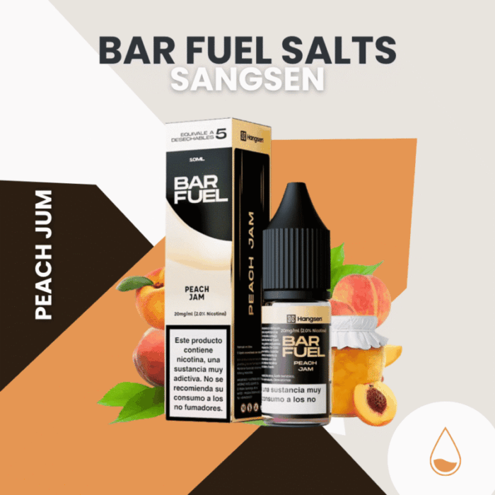 Peach Jum - Bar Fuel Salts (Hangsen)
