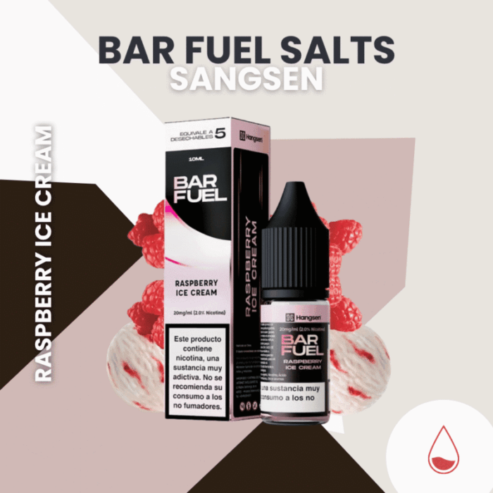 Raspberry Ice Cream - Bar Fuel Salts (Hangsen)