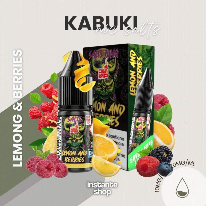 Lemong And Berries - Kabuki Nic Salts 1 Lemong And Berries - Kabuki Nic Salts