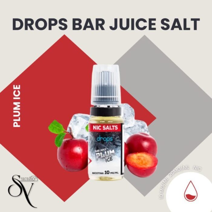 Plum Ice - Bar Juice Drops Nic Salts