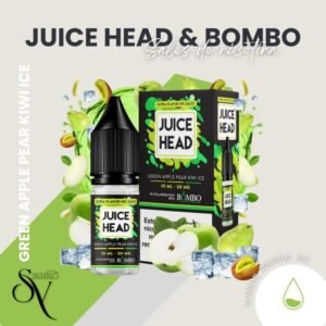 Green Apple Pear kiwi Ice - Juice Head and Bombo Nic Salt