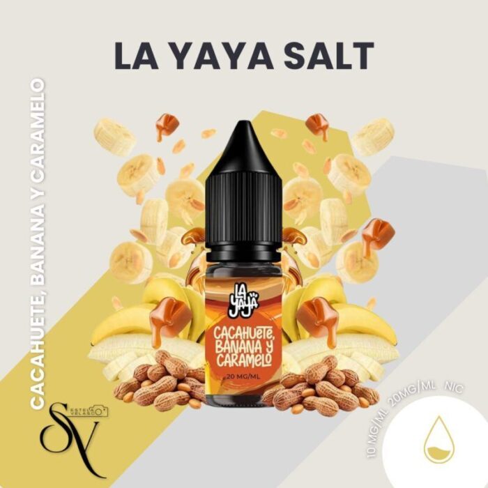 Cacahuete, banana y caramelo - La yaya Salts
